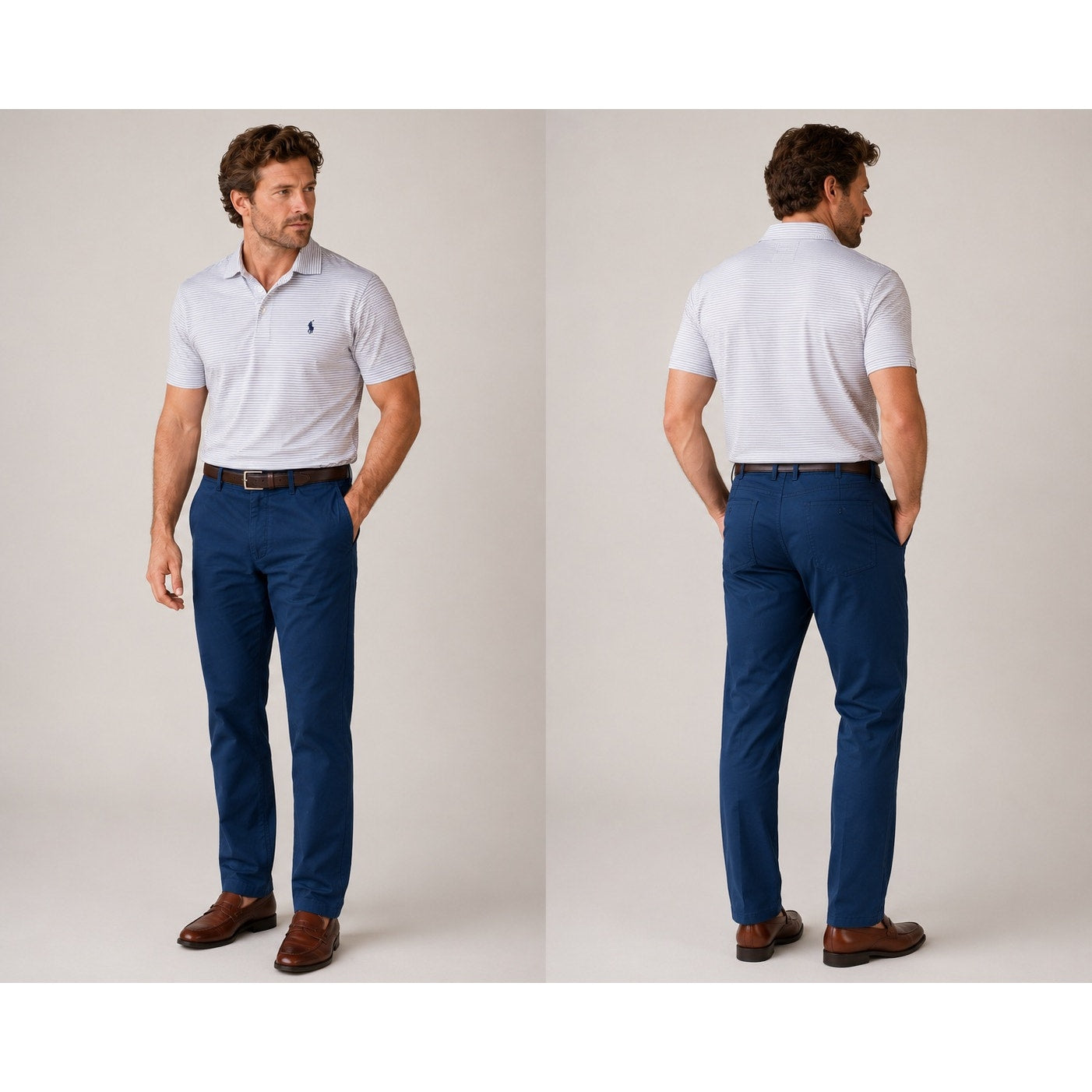 Polo Ralph Lauren Coolmax Performance Tailored Fit Golf Pants in Navy — Size 31x30