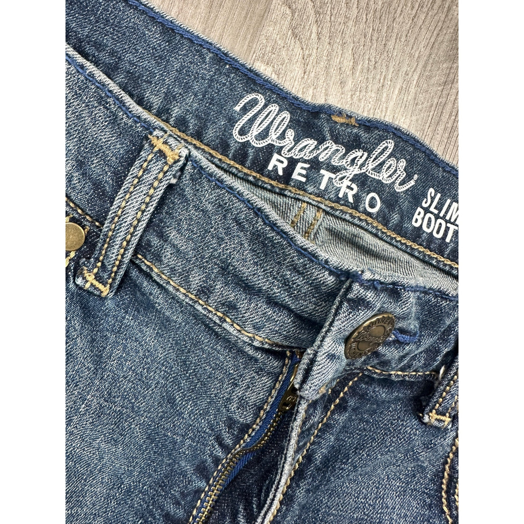 Wrangler RETRO Slim Bootcut Jeans in Blue — Size 32x32 // Preowned