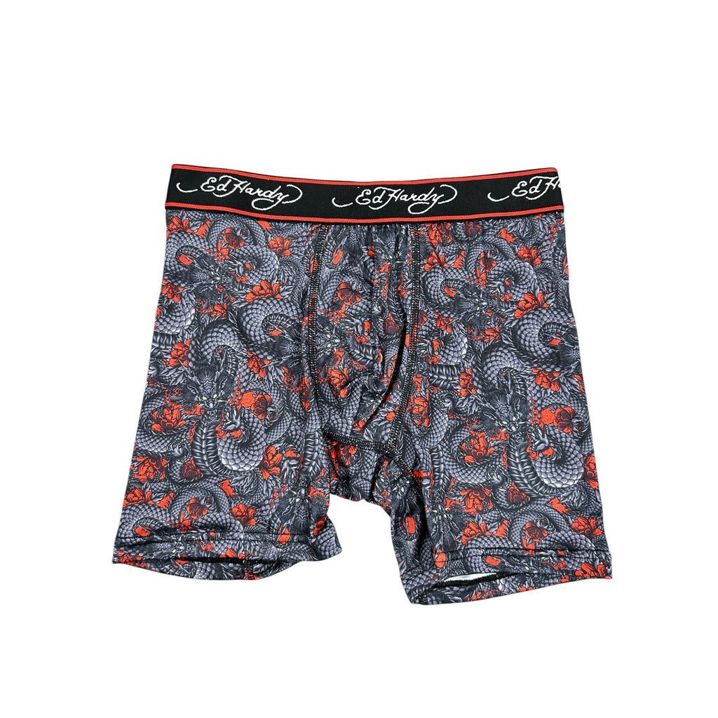 Ed Hardy Performance Boxer Briefs 4-Pack — Size Medium