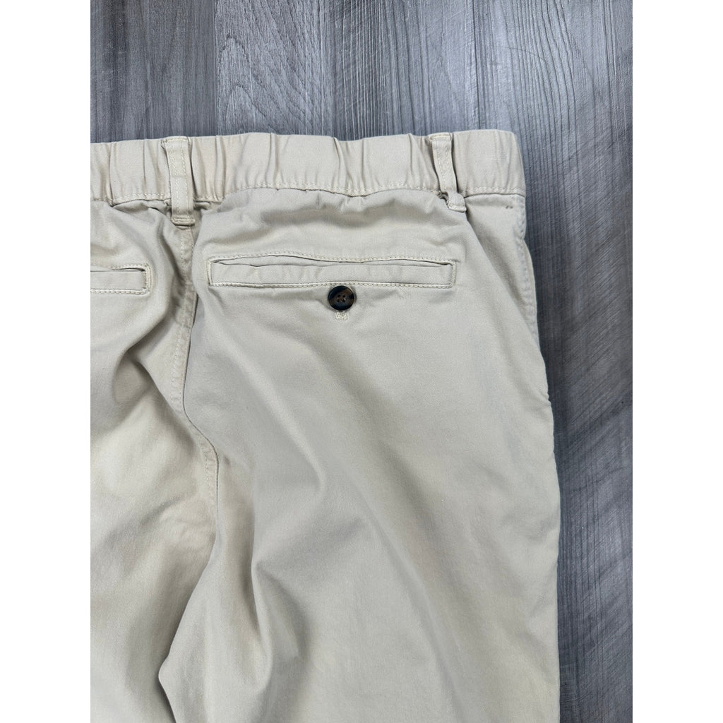 Bear Bottom Stretch Chino Jogger Pants in Tan — Size Large // Preowned