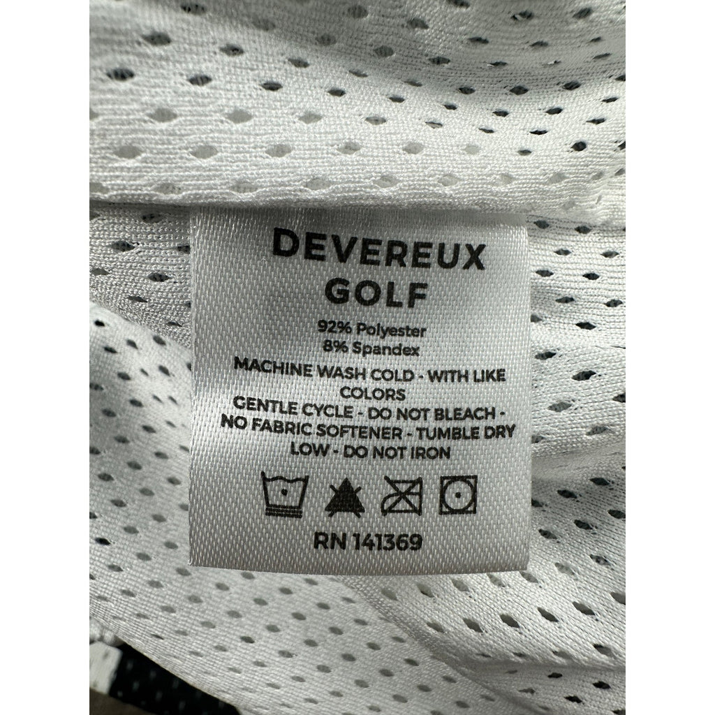 Devereux Golf Checkered Mesh Athletic Shorts — Size XL