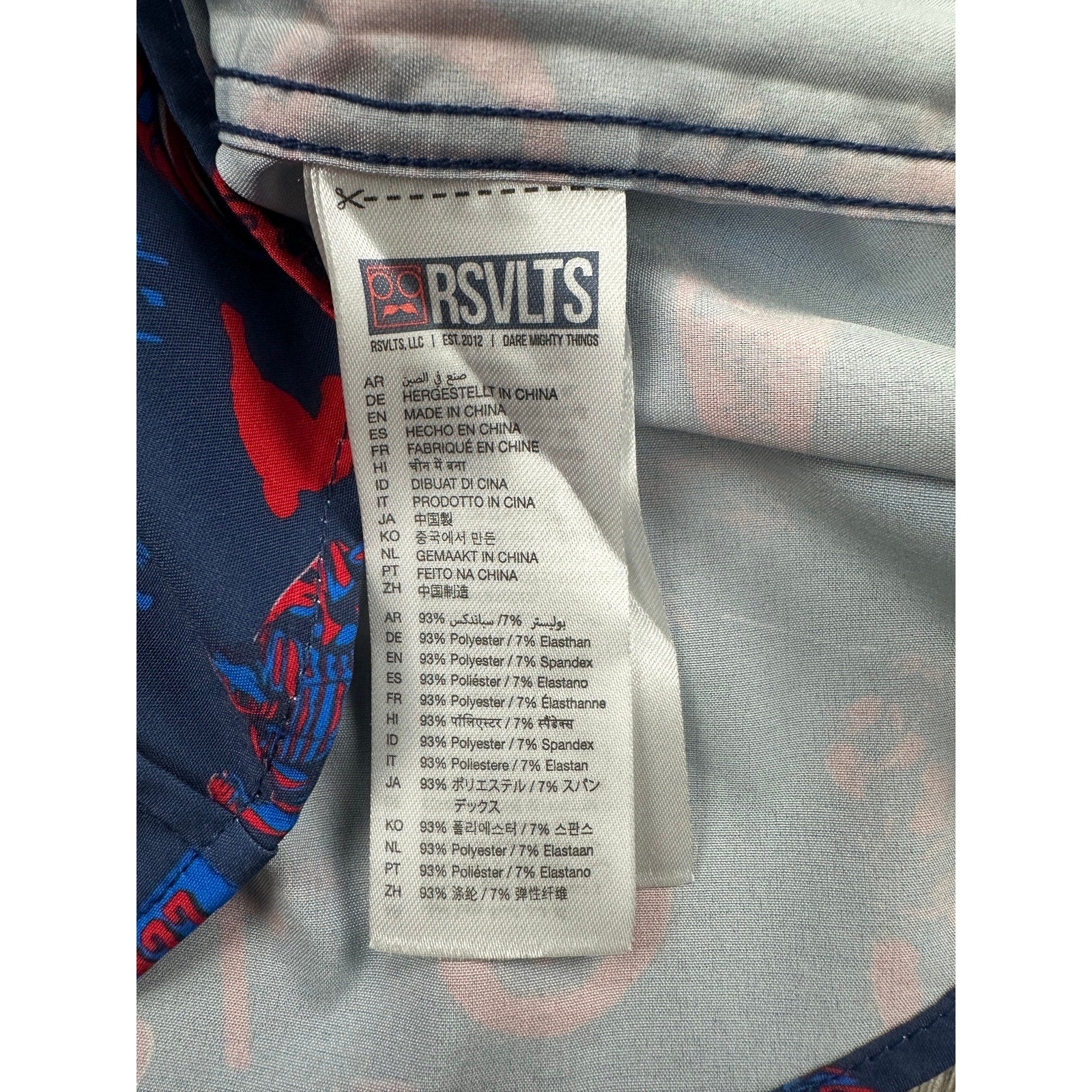 RSVLTS x National Baseball Hall of Fame Texas Rangers Ivan "Pudge" Rodriguez Shirt in Navy, Blue, Red — Size XL // Preowned