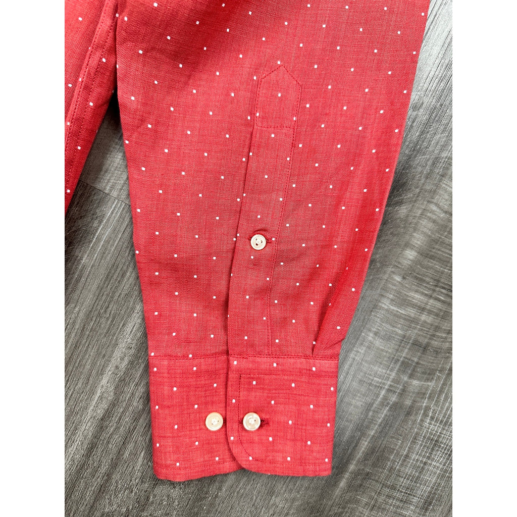 Zodiac Praiano Pure Linen Classic Fit Long Sleeve Shirt — Size 40/15.75 (Medium) // Preowned