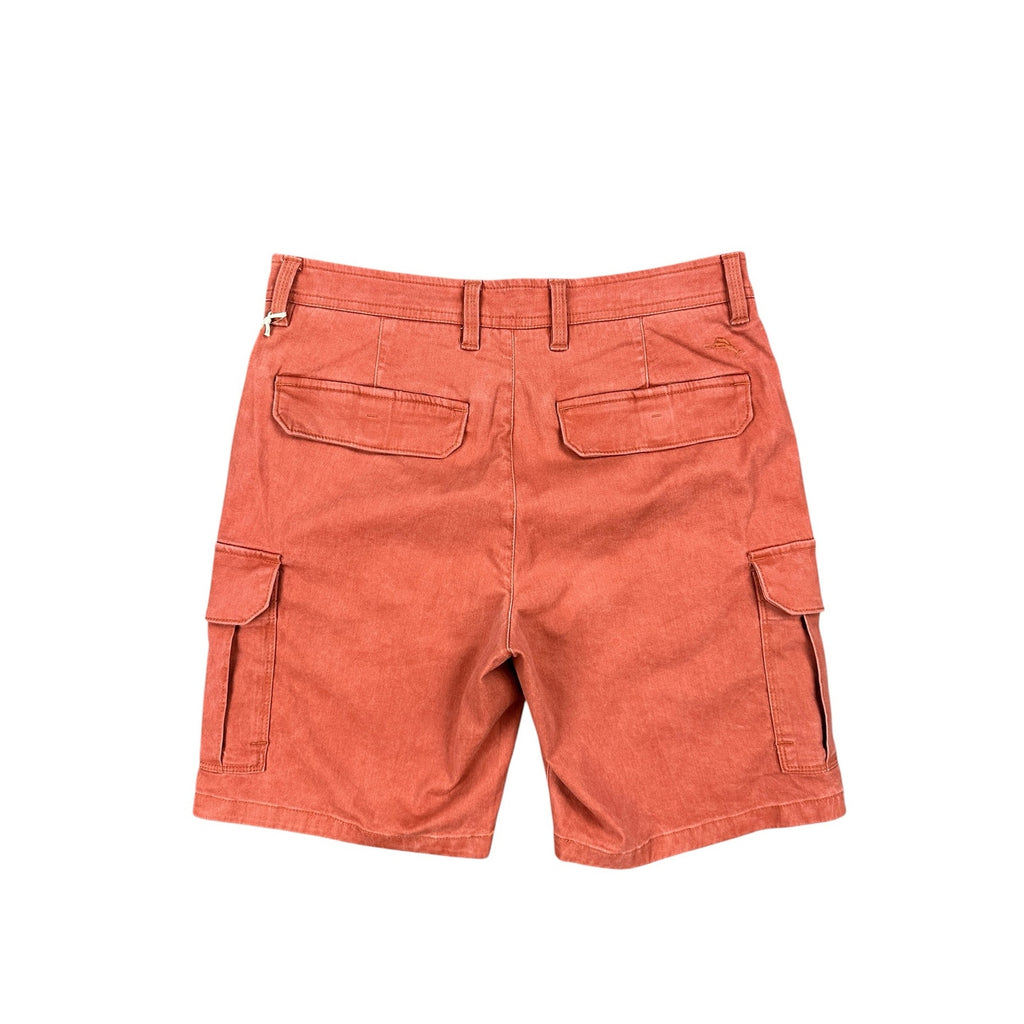 Tommy Bahama Cabo Coast Cargo 9" Shorts in Desert Red — Size 30