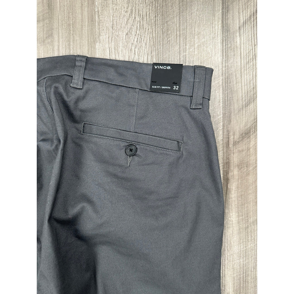Vince The Griffith Slim Fit Cotton Twill Chino Pants — Size 32