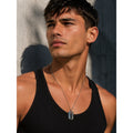 Andrew Christian Razorblade Necklace in Silver — One Size