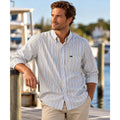Faconnable Striped Long Sleeve Button Down Shirt — Size 2XL // Preowned