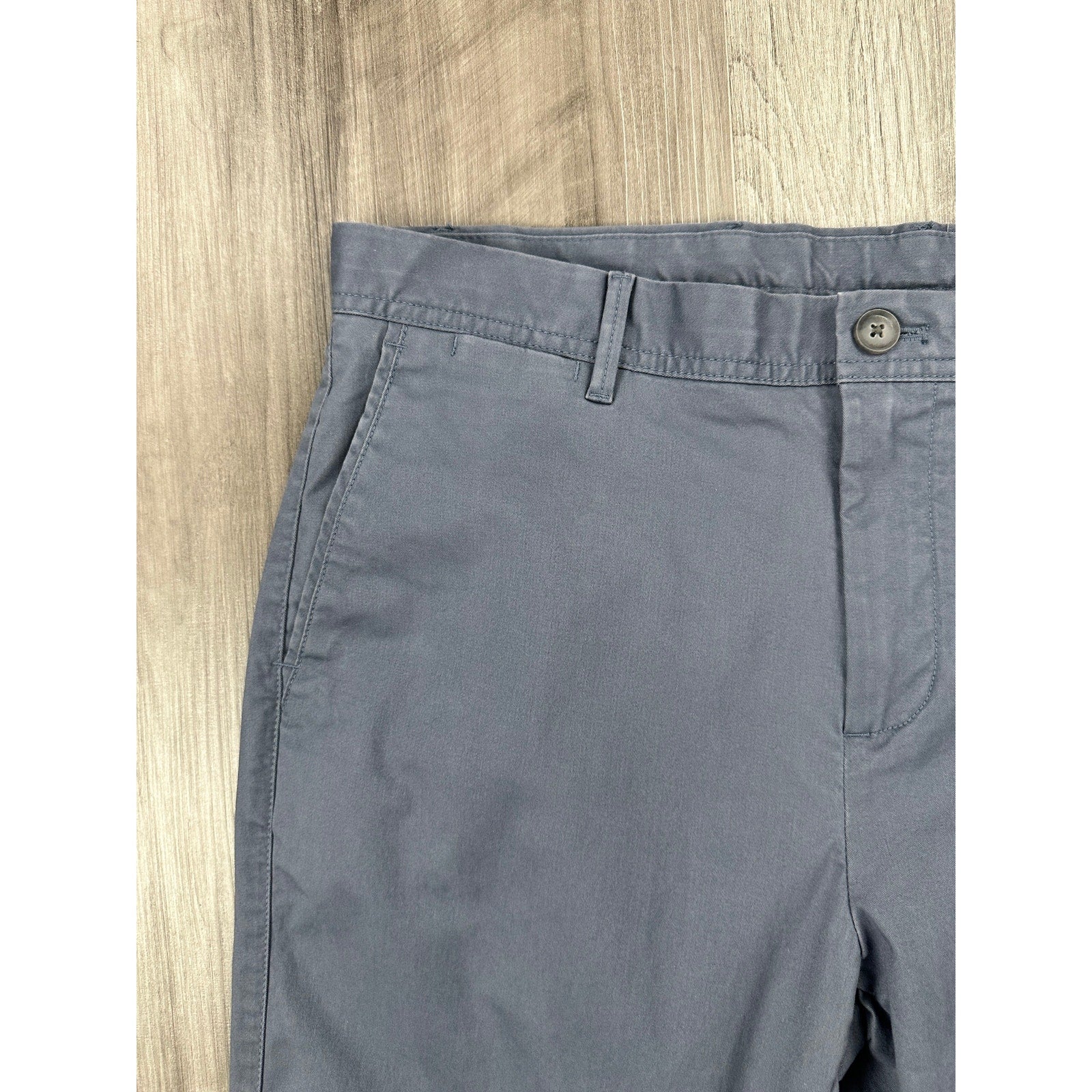 Reiss Stretch Chino Pants in Slate Gray — Size 34 Regular // Preowned