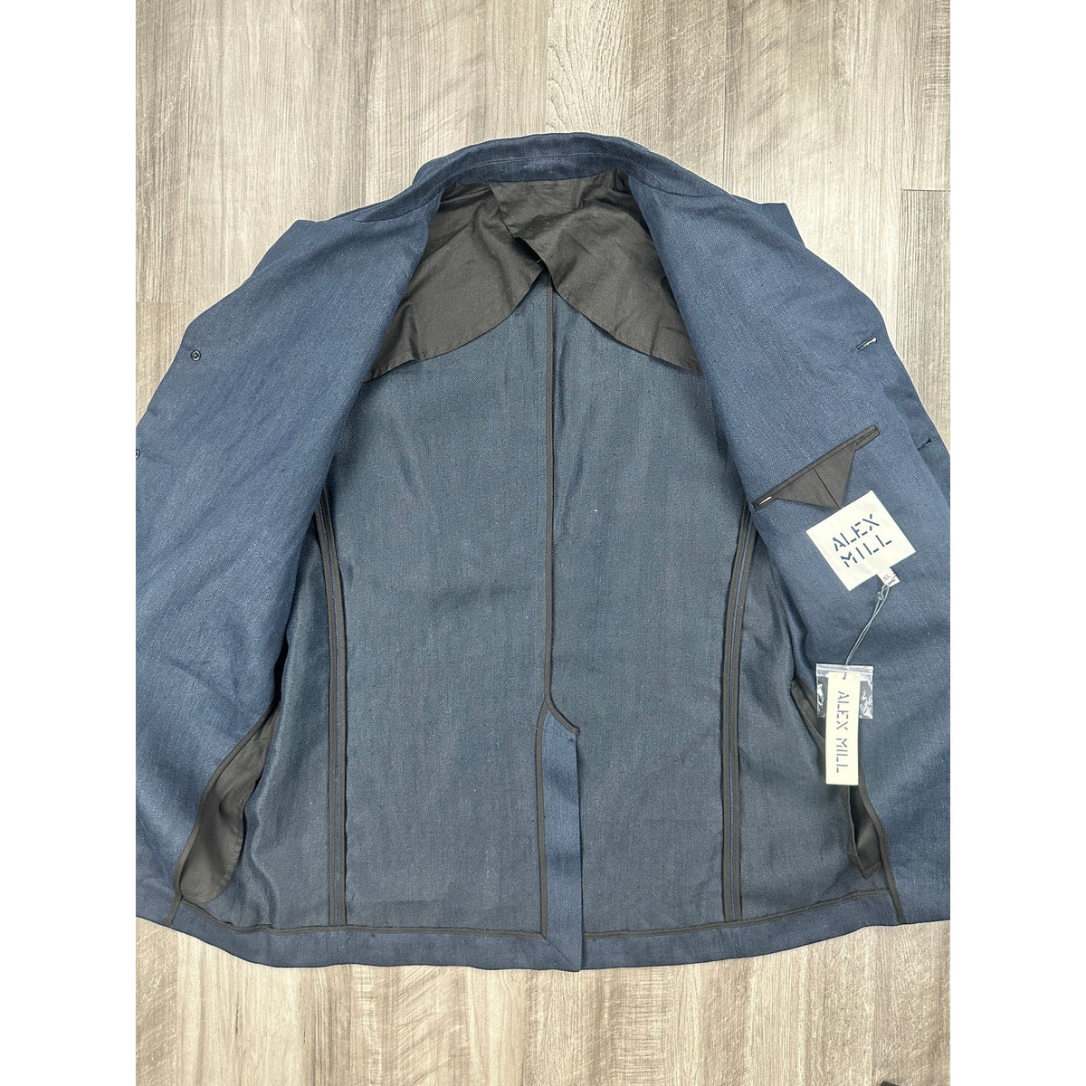 Alex Mill Daniel Four Button Linen Herringbone Blazer — Size XL