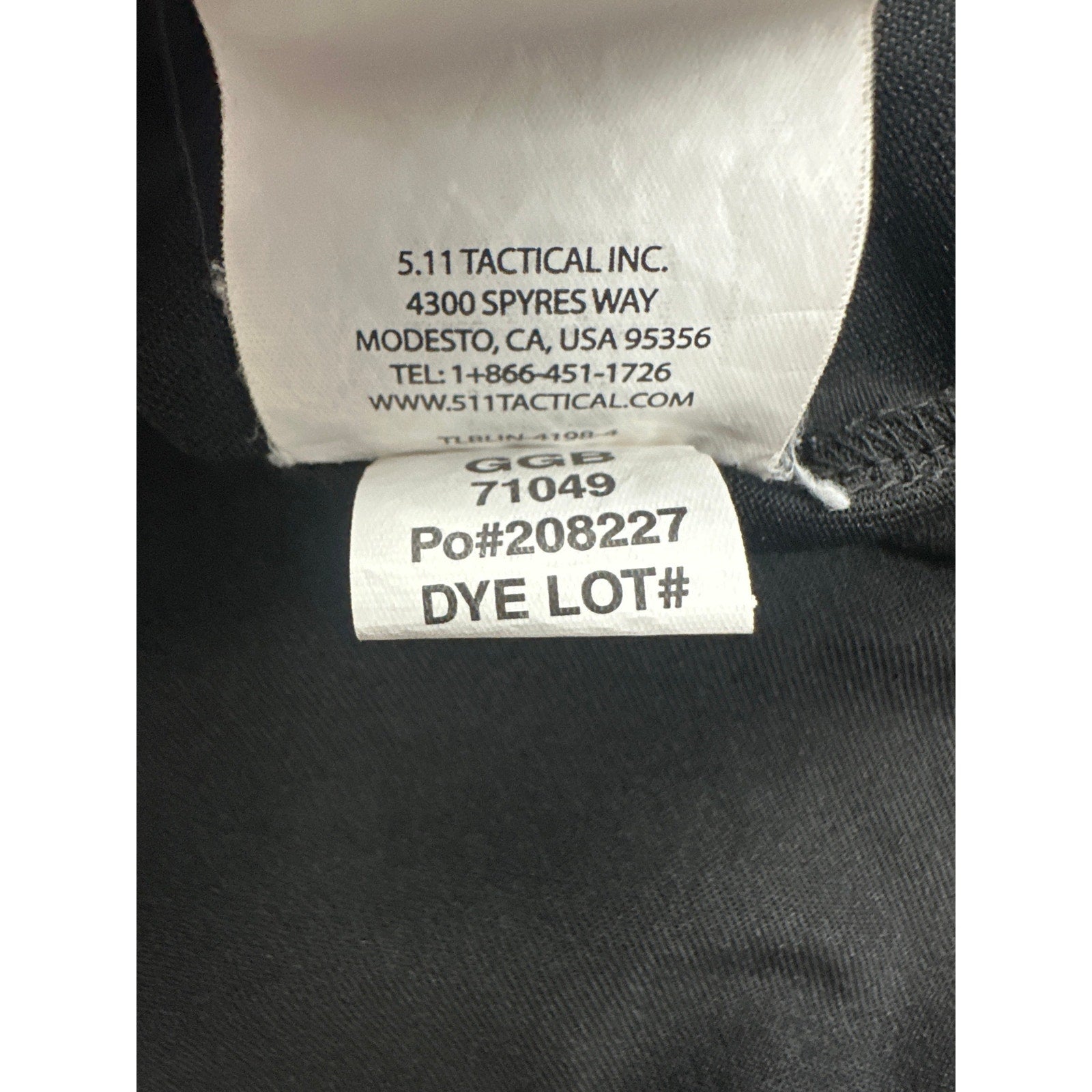 5.11 Tactical Performance Short Sleeve Polo in Black — Size Large // Preowned