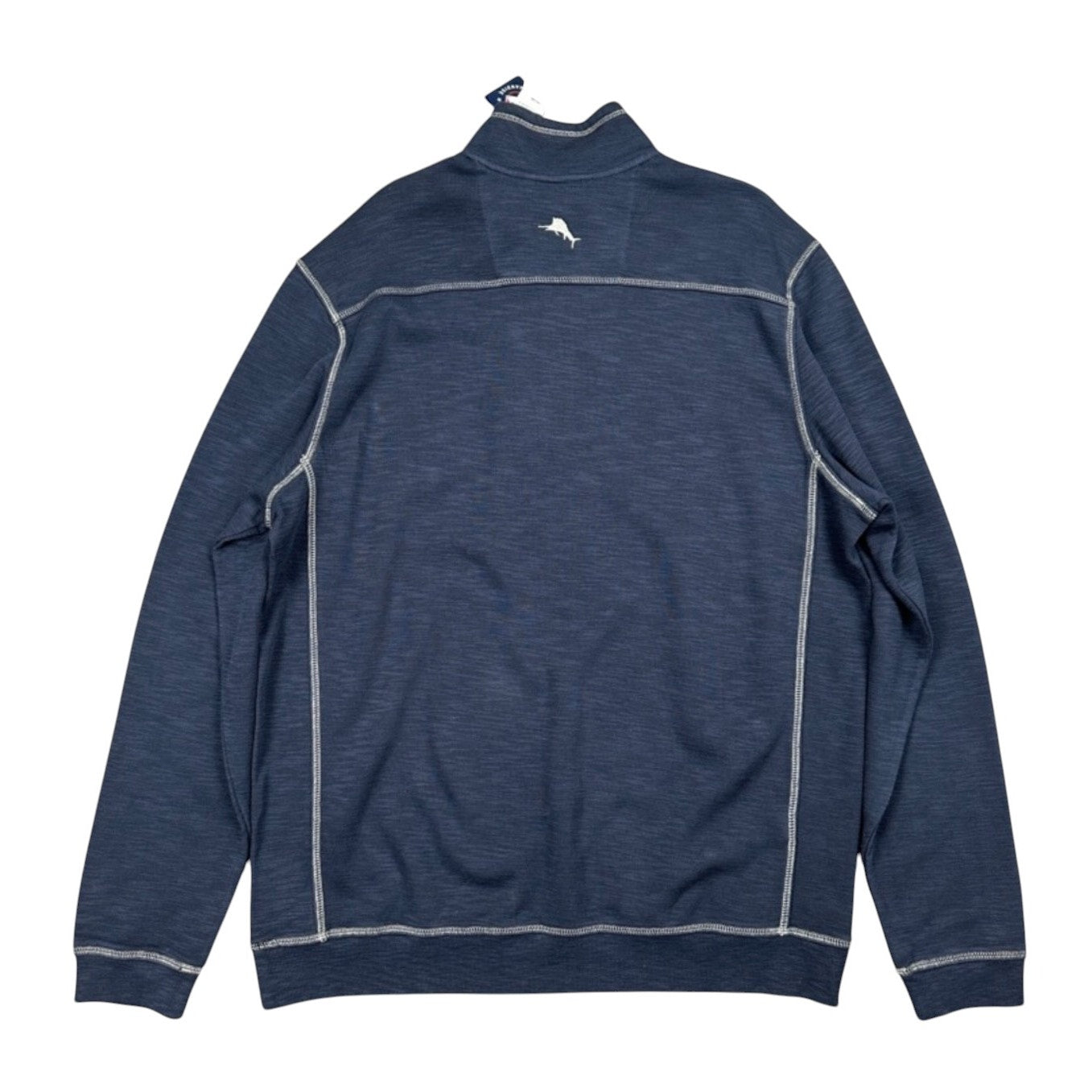 Atlanta Braves Tommy Bahama Tobago Bay Quarter Zip Pullover - XLT