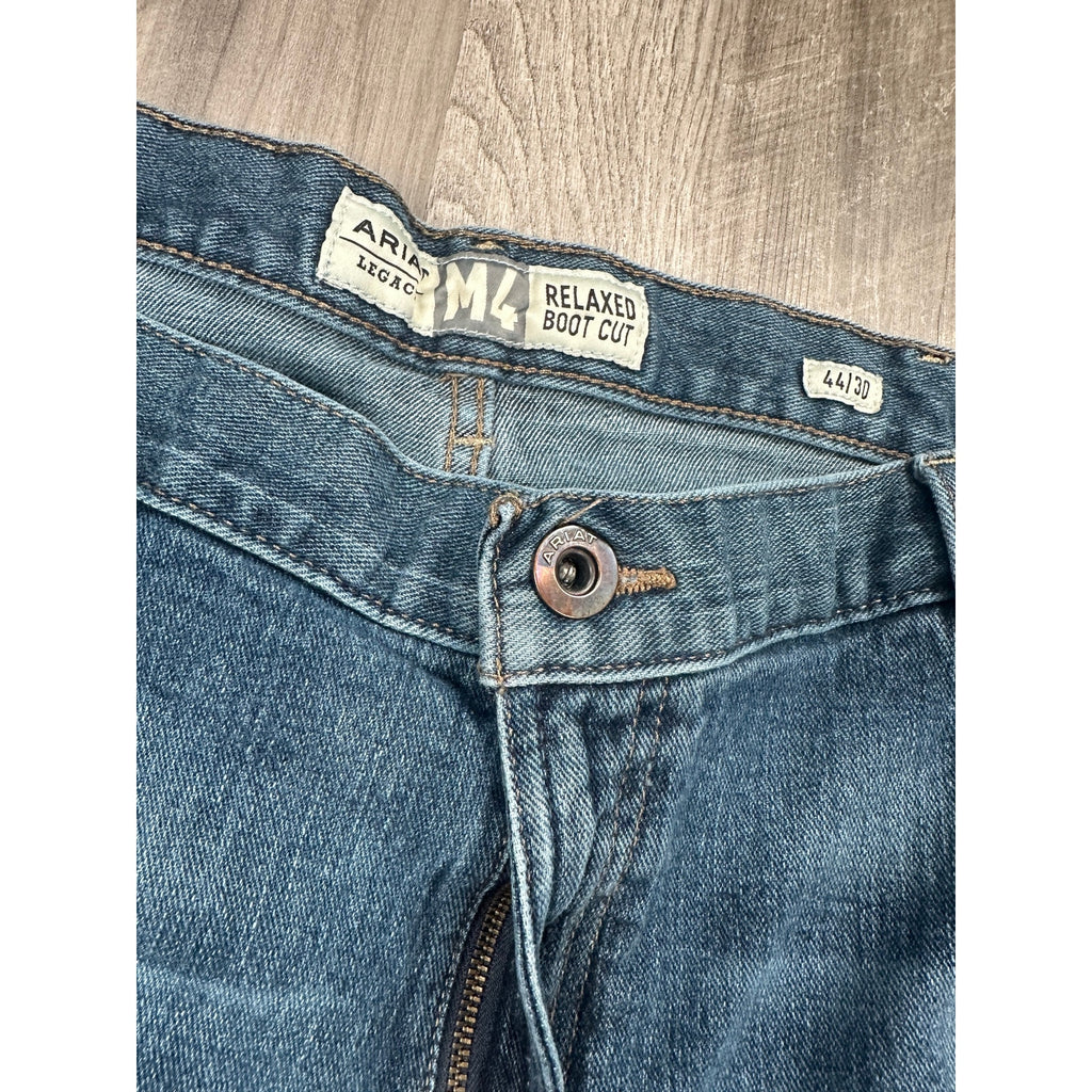 Ariat Legacy Kilroy M4 Relaxed Bootcut Jeans in Blue — Size 44x30 // Preowned