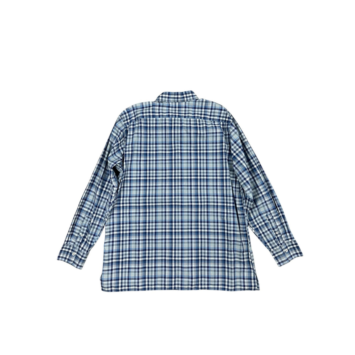 Canali Made in Italy Gingham Checkered Long Sleeve Button Down — Size 2XL // Preowned
