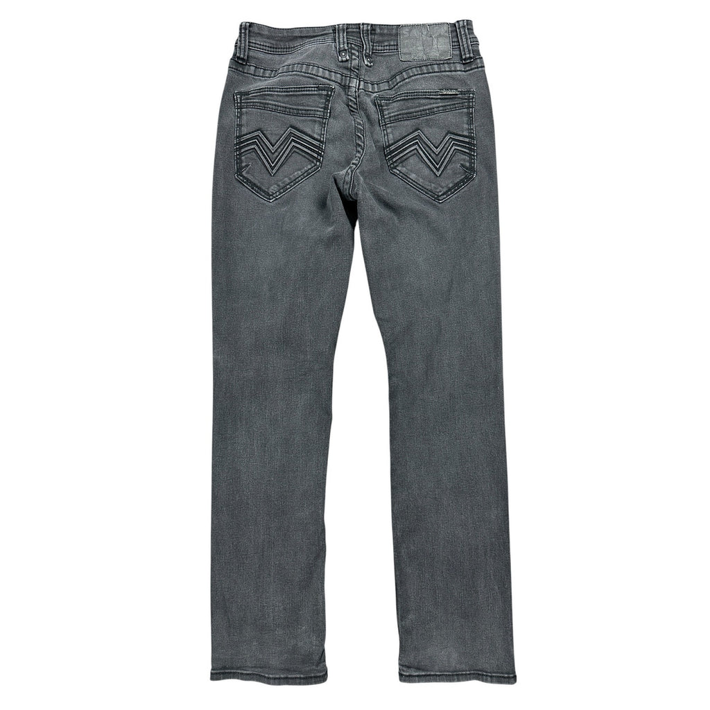 Salvage Supply Company Regular Fit Mayhem Straight Jeans in Black — Size 30x32 // Preowned