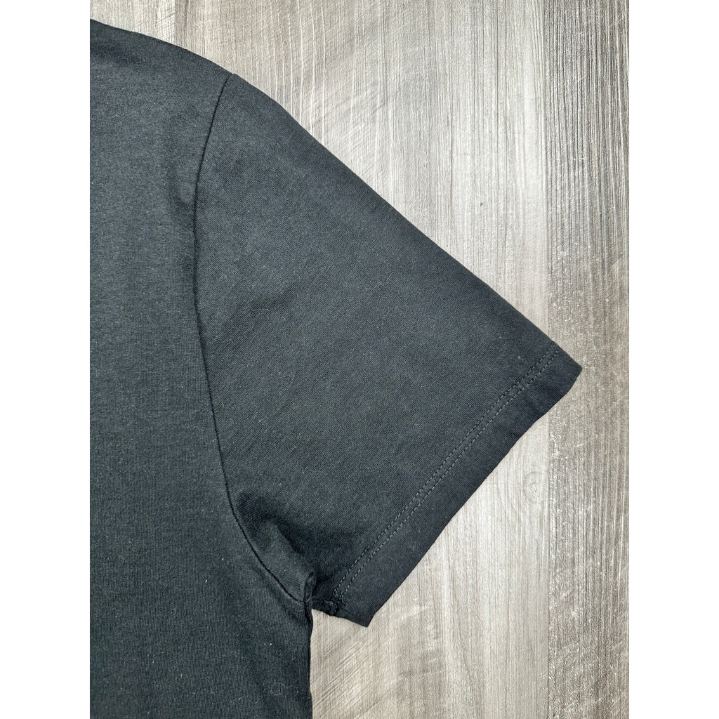 Buck Mason Pima Curved Hem Short Sleeve Tee in Black — Size Medium