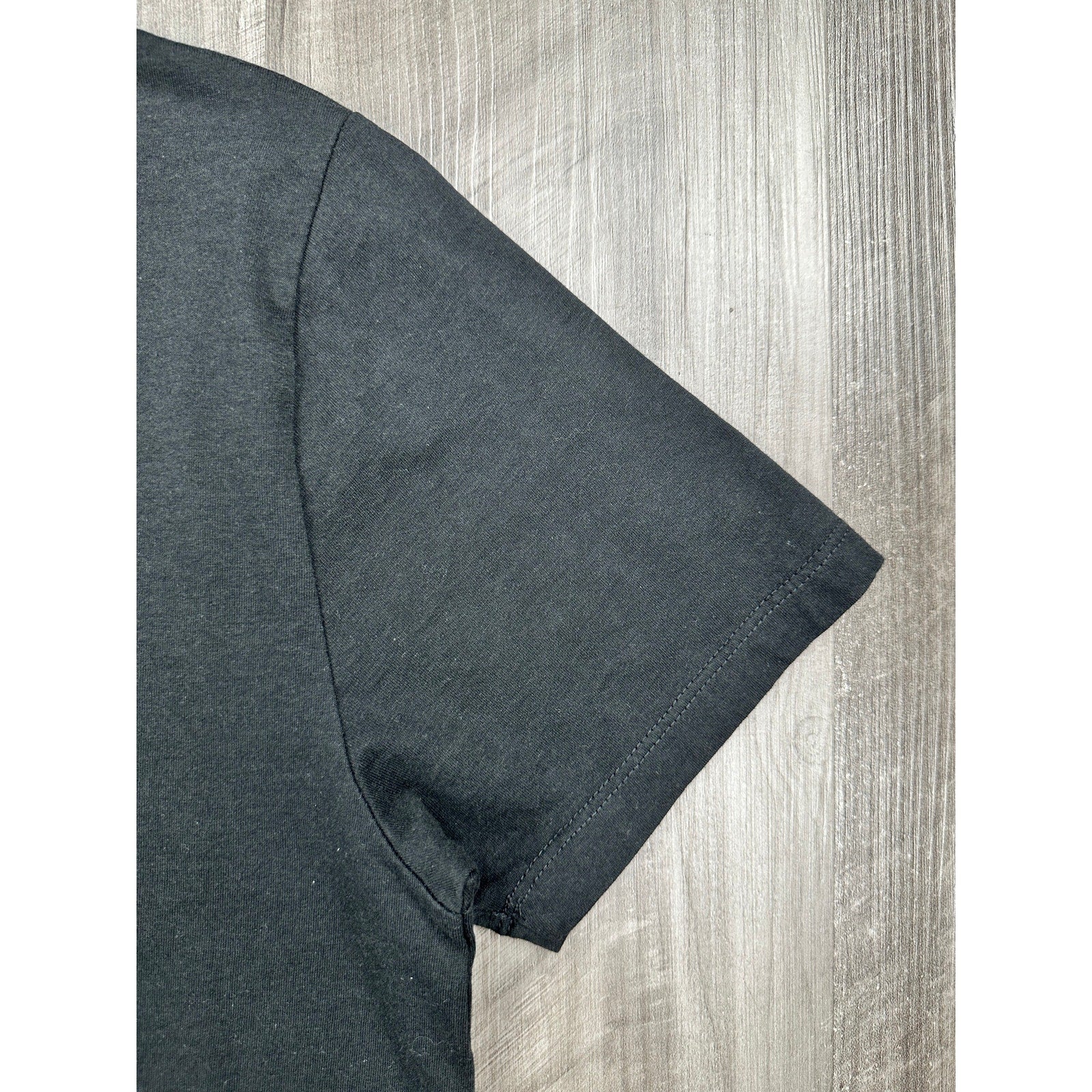 Buck Mason Pima Curved Hem Short Sleeve Tee in Black — Size Medium