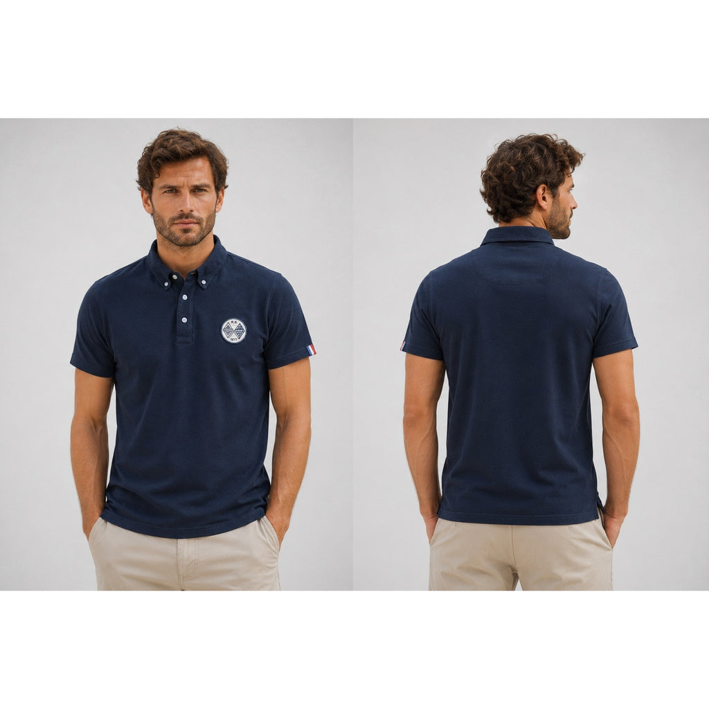 L'Atelier Renault Renault Sport 1977 Polo in Navy — Size Large // Preowned
