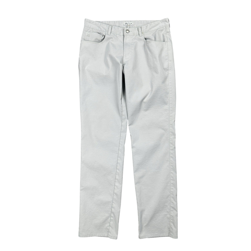 Peter Millar eb66 Performance 5 Pocket Pants in British Grey — Size 33x32 // Preowned