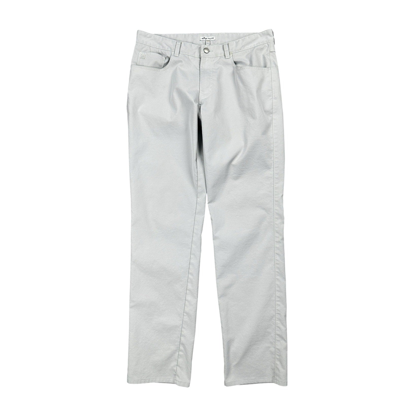 Peter Millar eb66 Performance 5 Pocket Pants in British Grey — Size 33x32 // Preowned