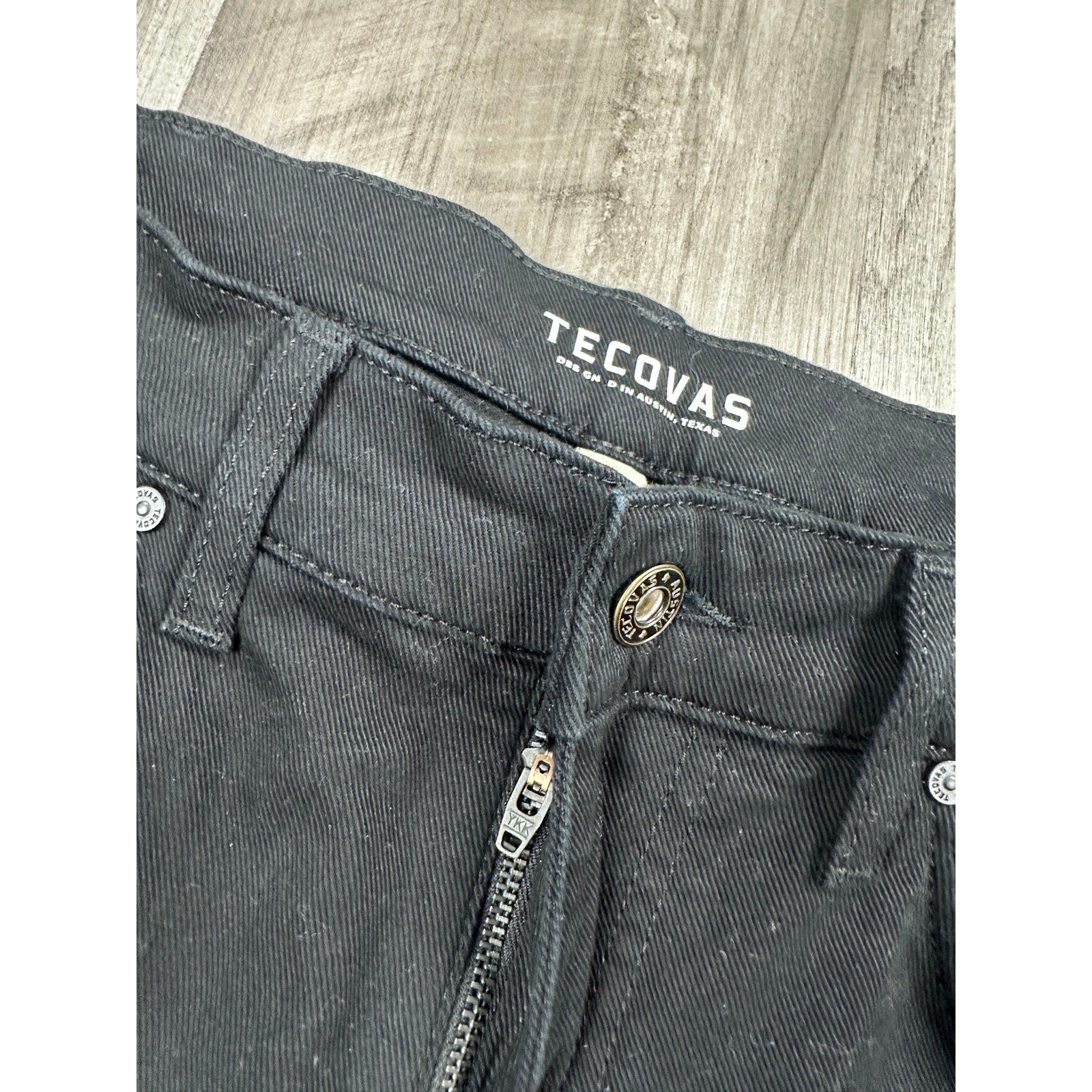 Tecovas Everyday Standard Straight Jeans in Black — Size 34x32 // Preowned