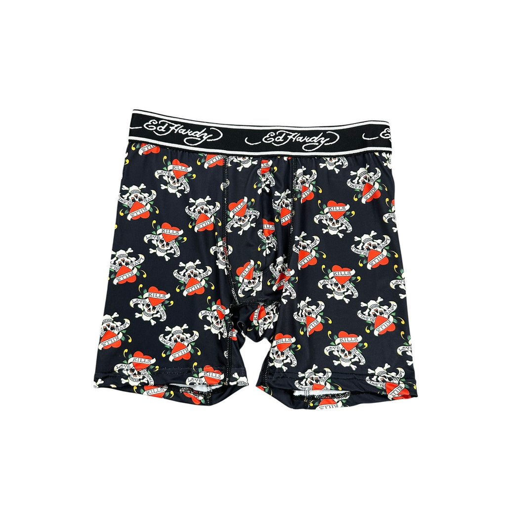 Ed Hardy Performance Boxer Briefs 4-Pack — Size Small