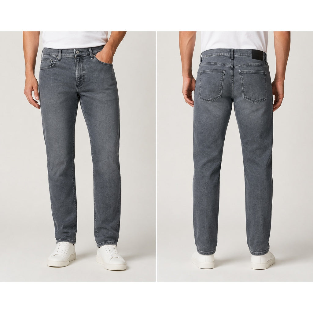 Mott and Bow Straight Stone Washed Jean in Black — Size 36x32 // Preowned