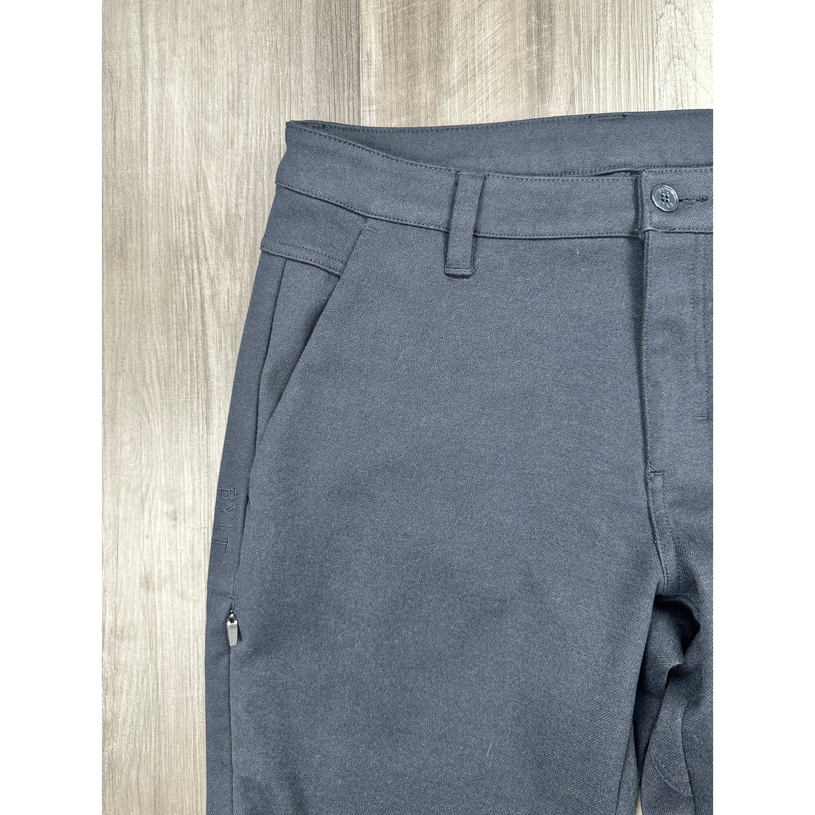BYLT Coastal Straight Stretch Performance Trouser Pants in Navy — Size 32 // Preowned