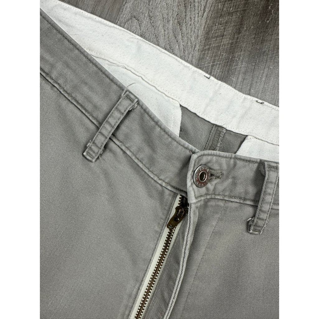 AG Adriano Goldschmied Supply Standard Issue Khaki Straight Leg Military Hand Twill Chino Pants — Size 31 // Preowned