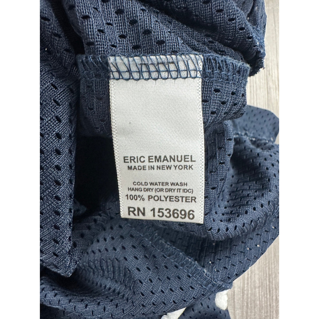 Eric Emanuel Bolt Mesh Gym Shorts in Navy, Blue and White — Size XL // Preowned