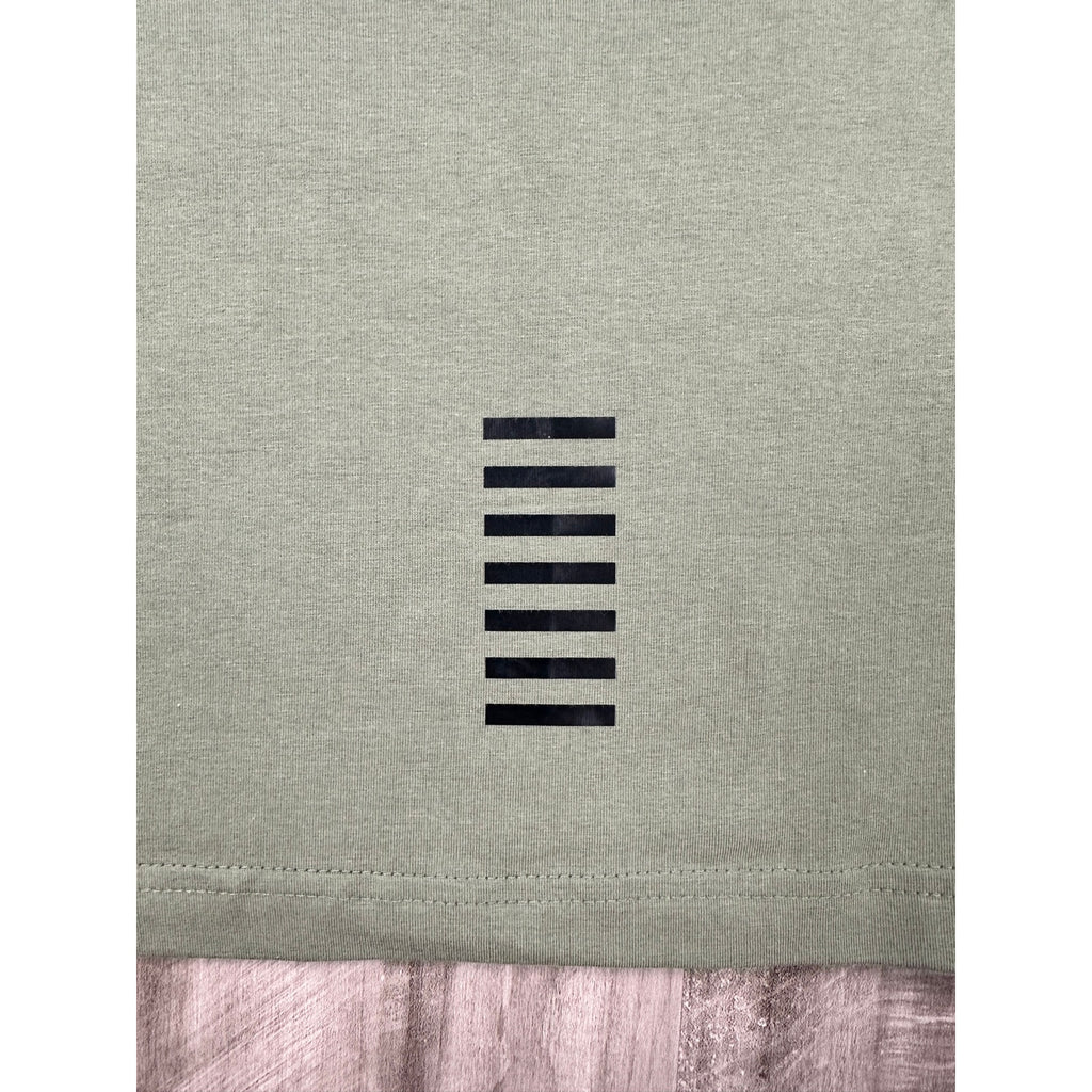 Emporio Armani EA7 Logo Collection Cotton Jersey Polo Shirt in Green — Size XL