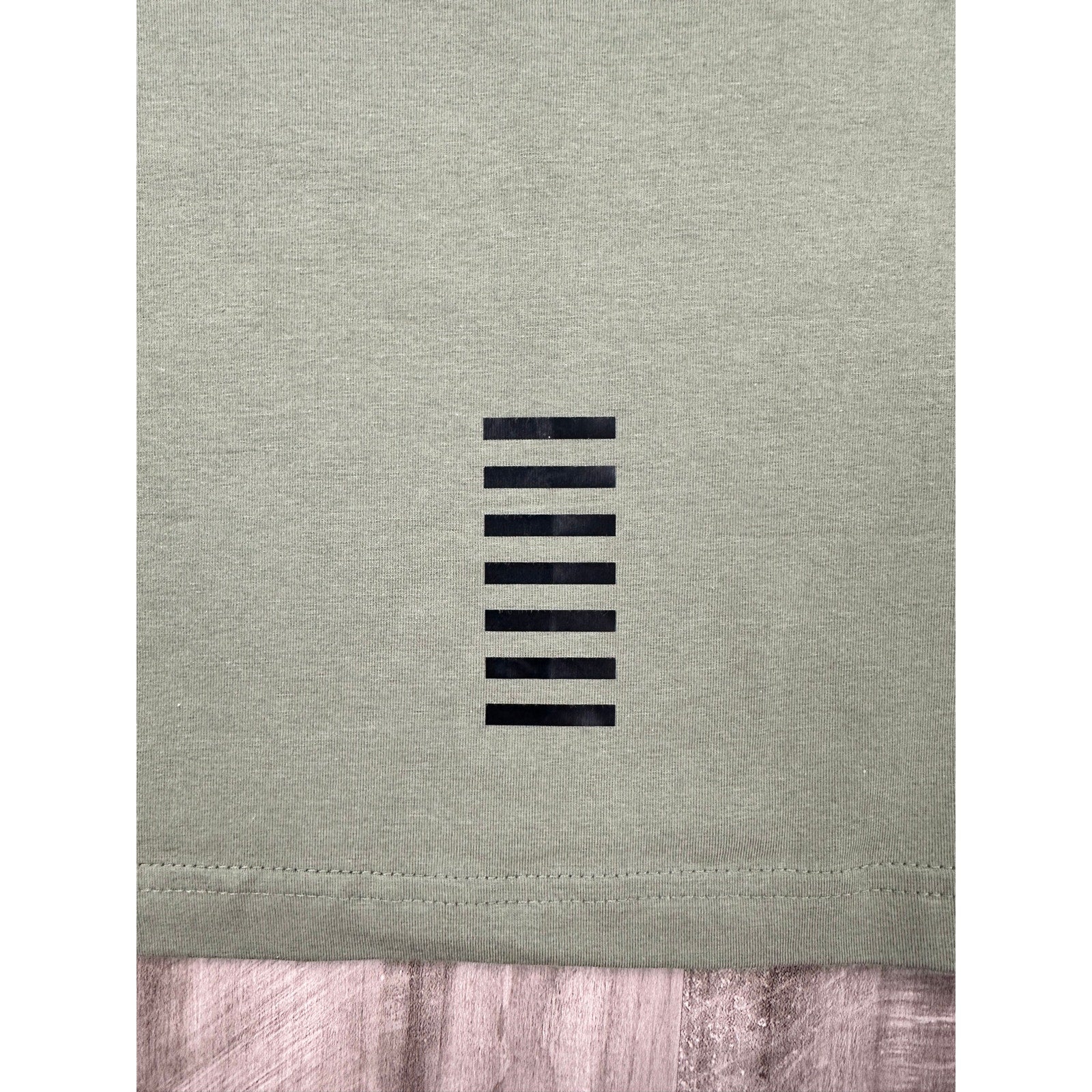 Emporio Armani EA7 Logo Collection Cotton Jersey Polo Shirt in Green — Size XL