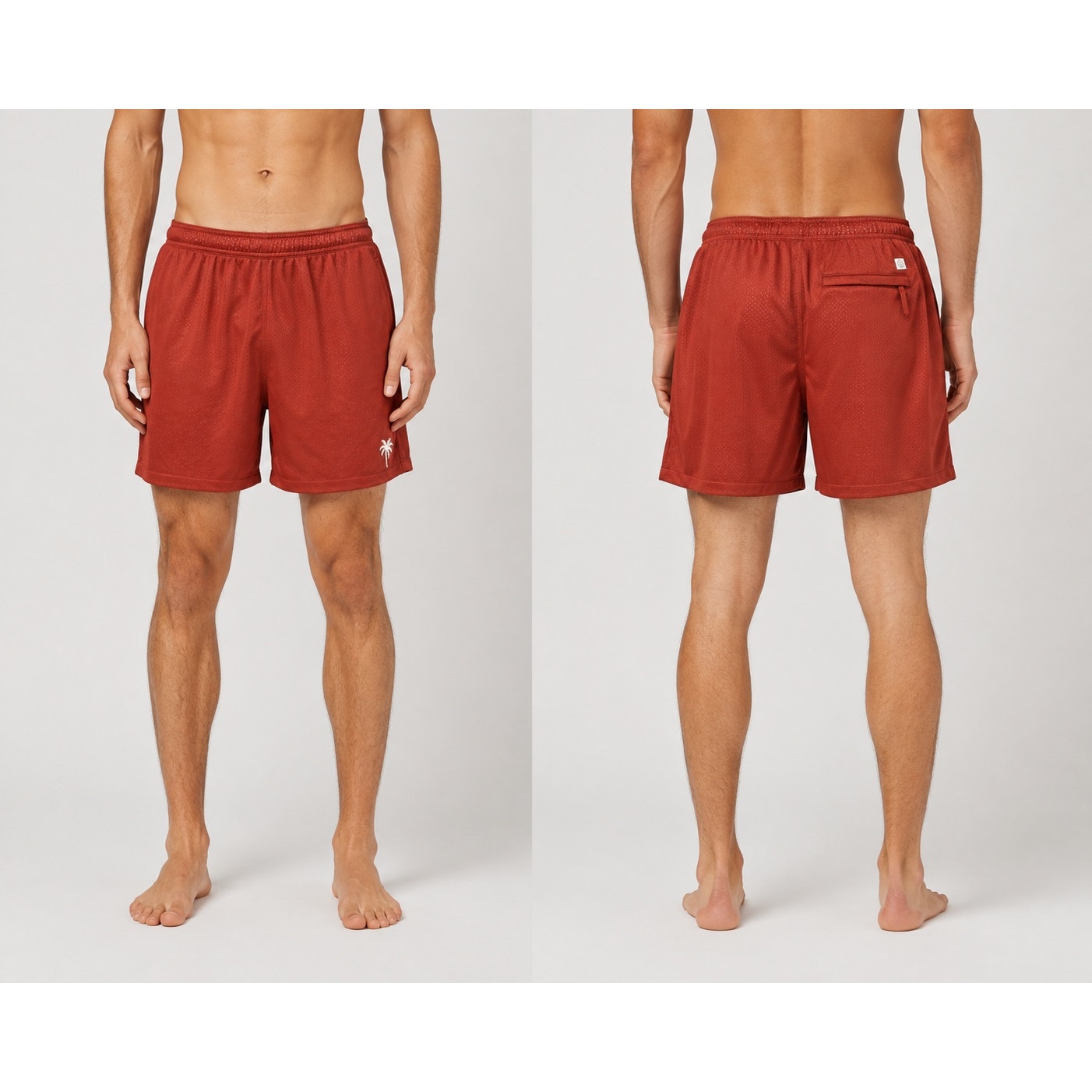 Marine Layer 6" Mesh Shorts in Baked Clay — Size 2XL