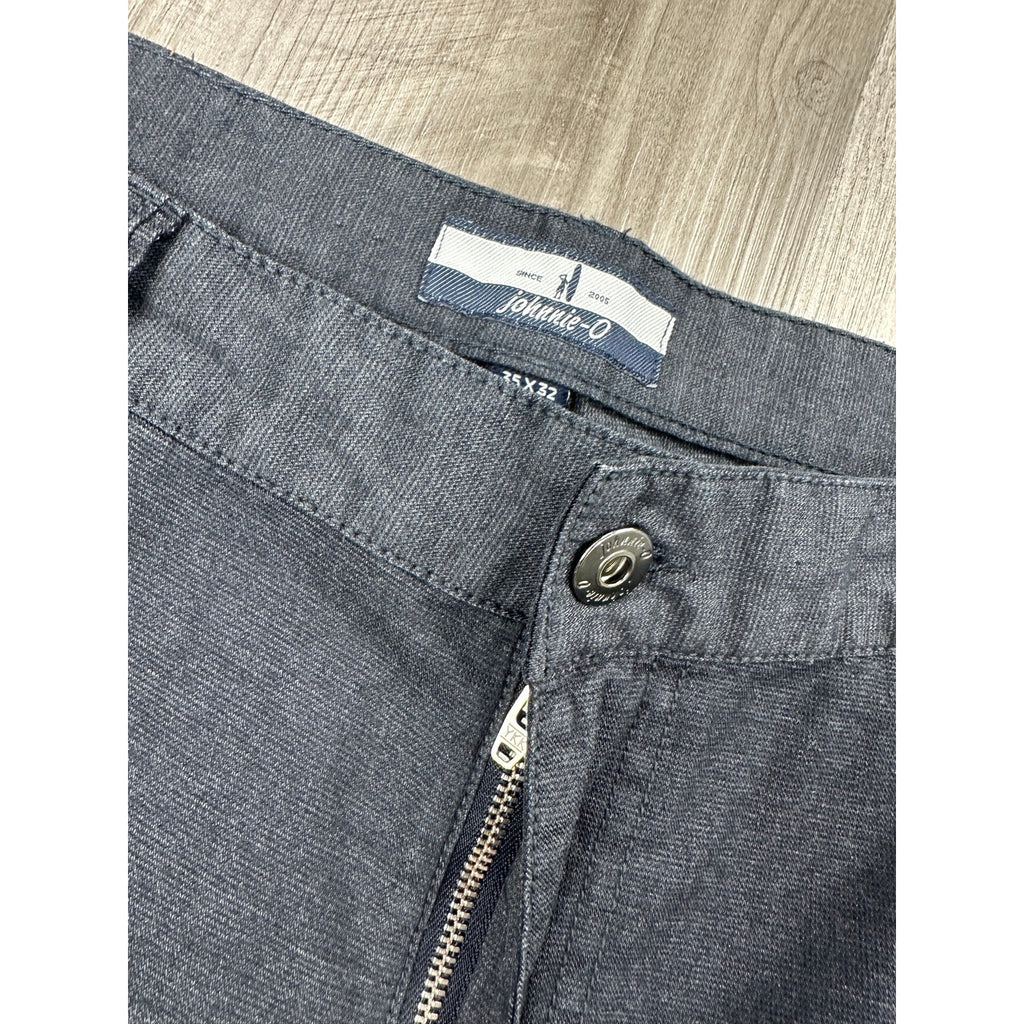 Johnnie-O Atlas Stretch Five Pocket Lightweight Pants in Dark Navy — Size 35x32 // Preowned