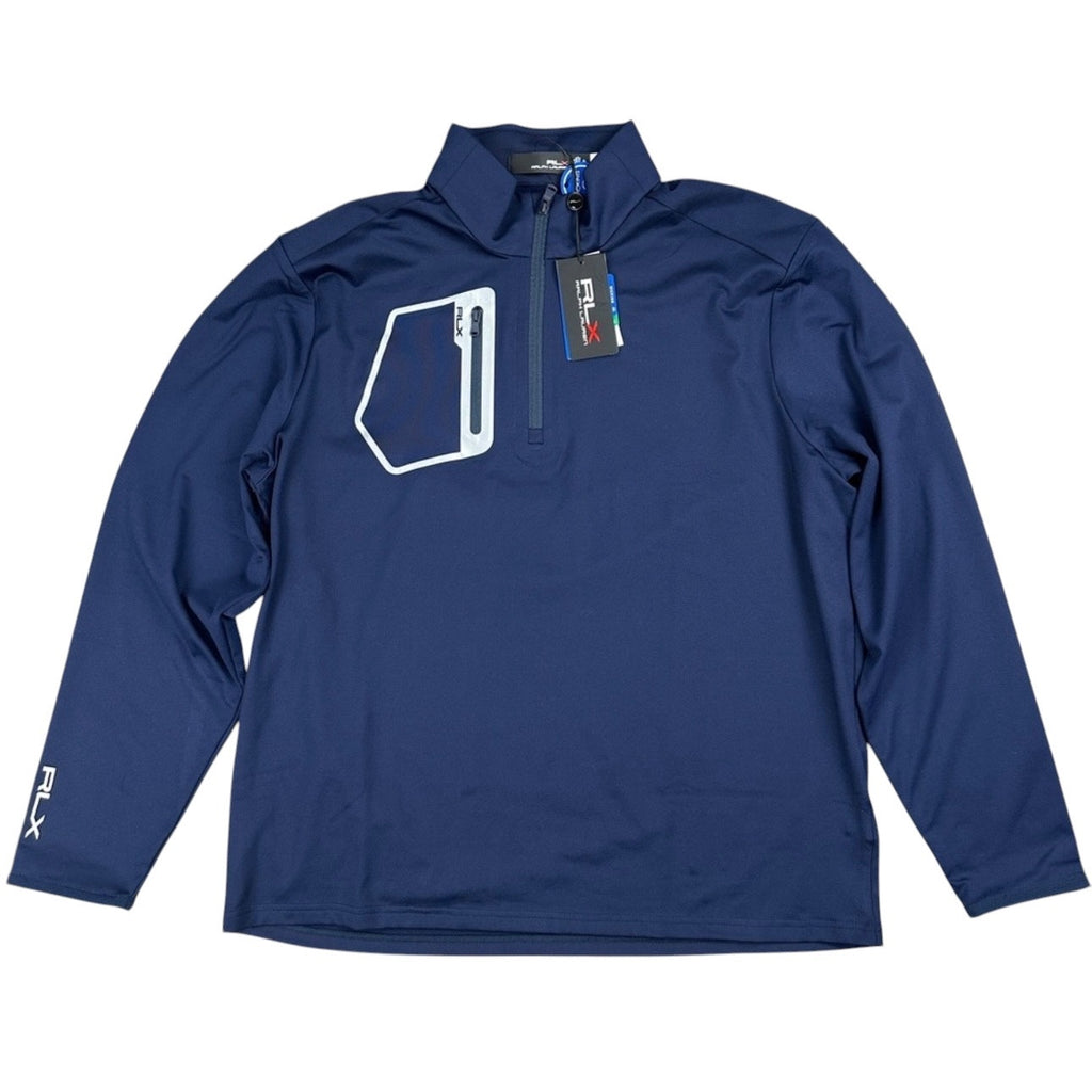 RLX Ralph Lauren Luxury Performance Quarter Zip Tech Jersey Pullover - XL