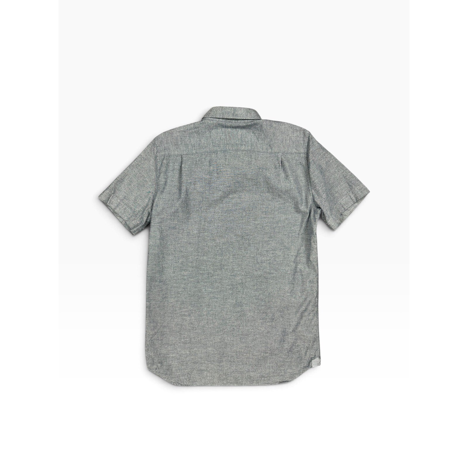 Lacoste Regular Fit Oxford Cotton Short Sleeve Shirt in Navy — Size Small // Preowned