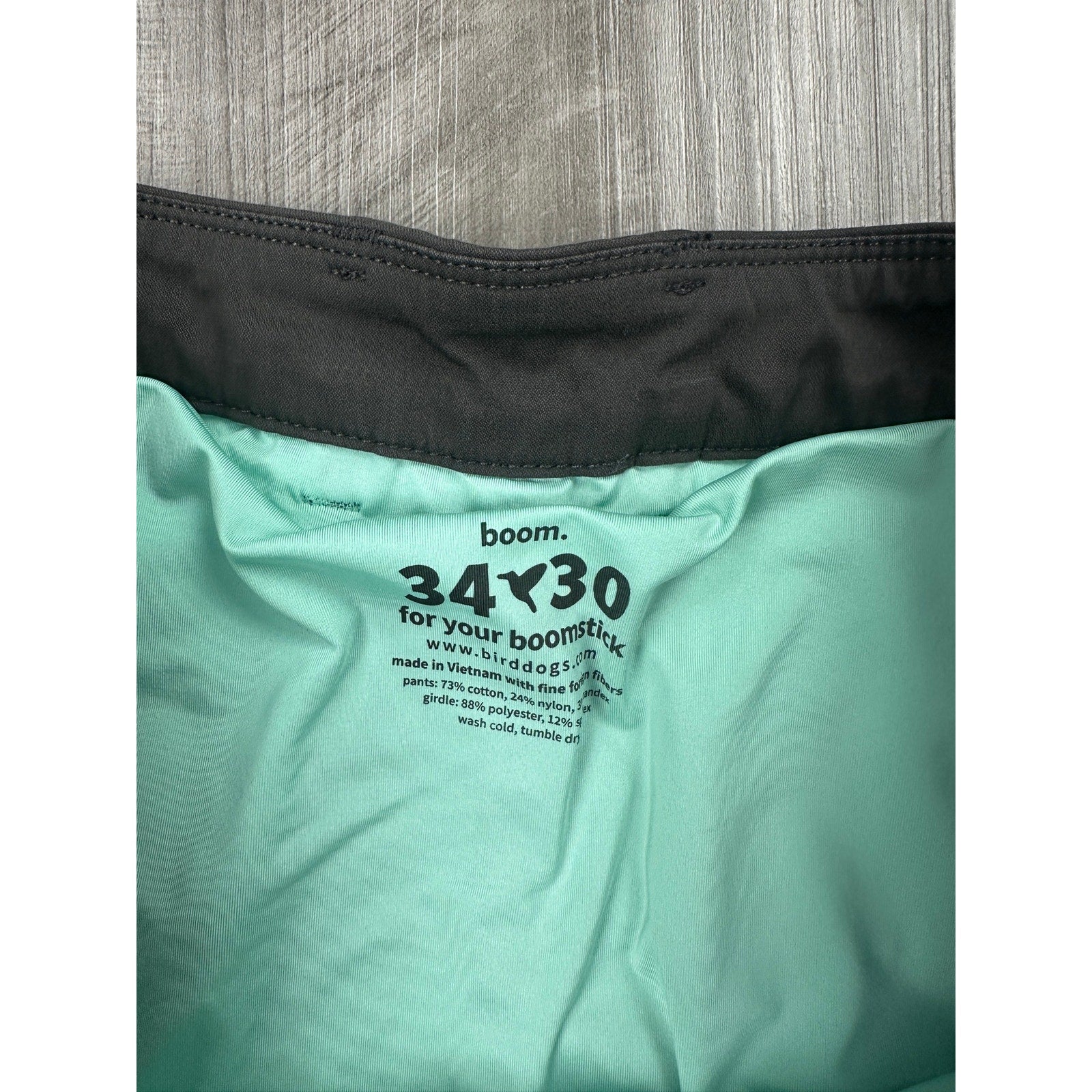Birddogs Lined Stretch Performance Khakis in Charcoal Grey — Size 34x30 // Preowned
