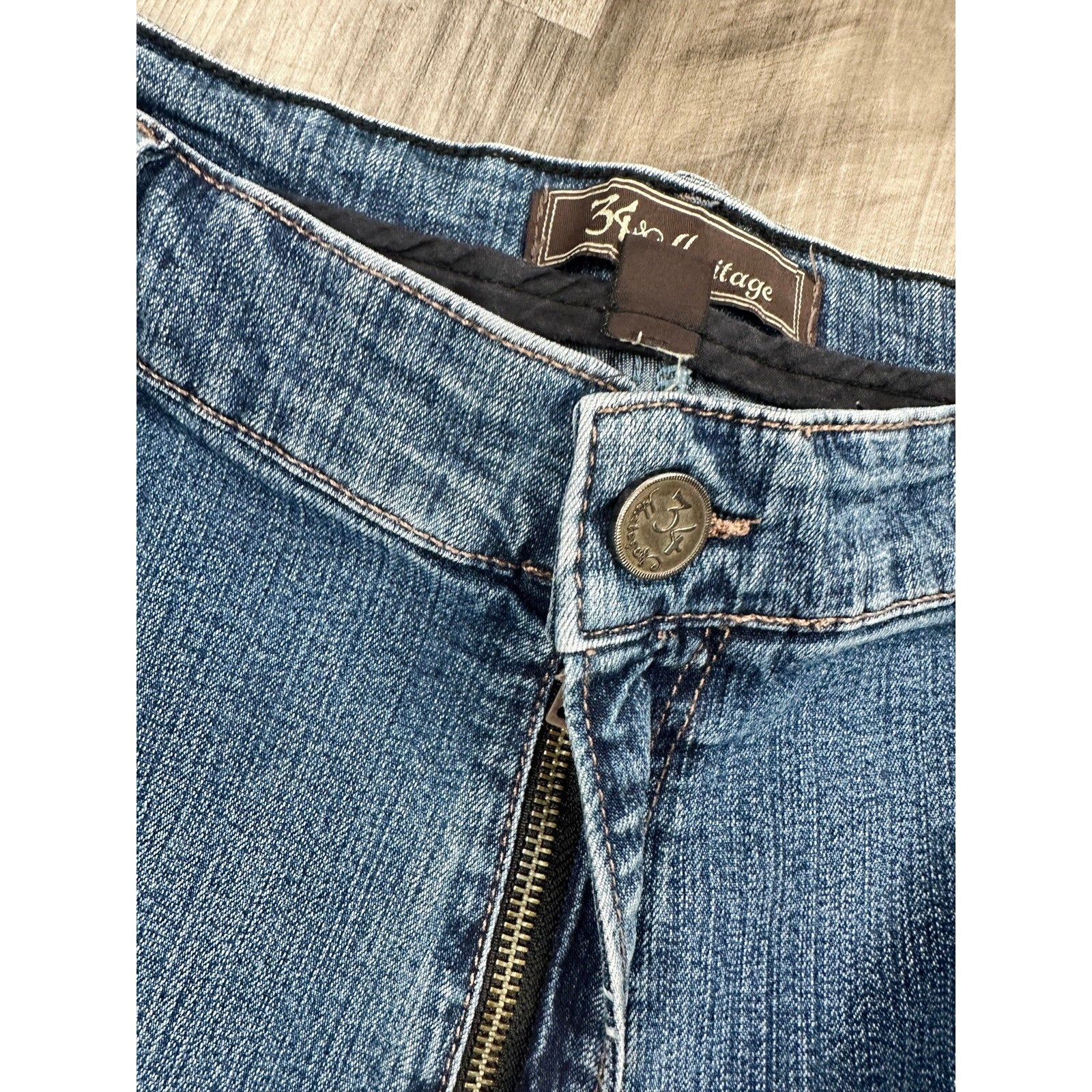 34 Heritage Charisma Relaxed Straight Jeans in Blue — Size 42x34 // Preowned