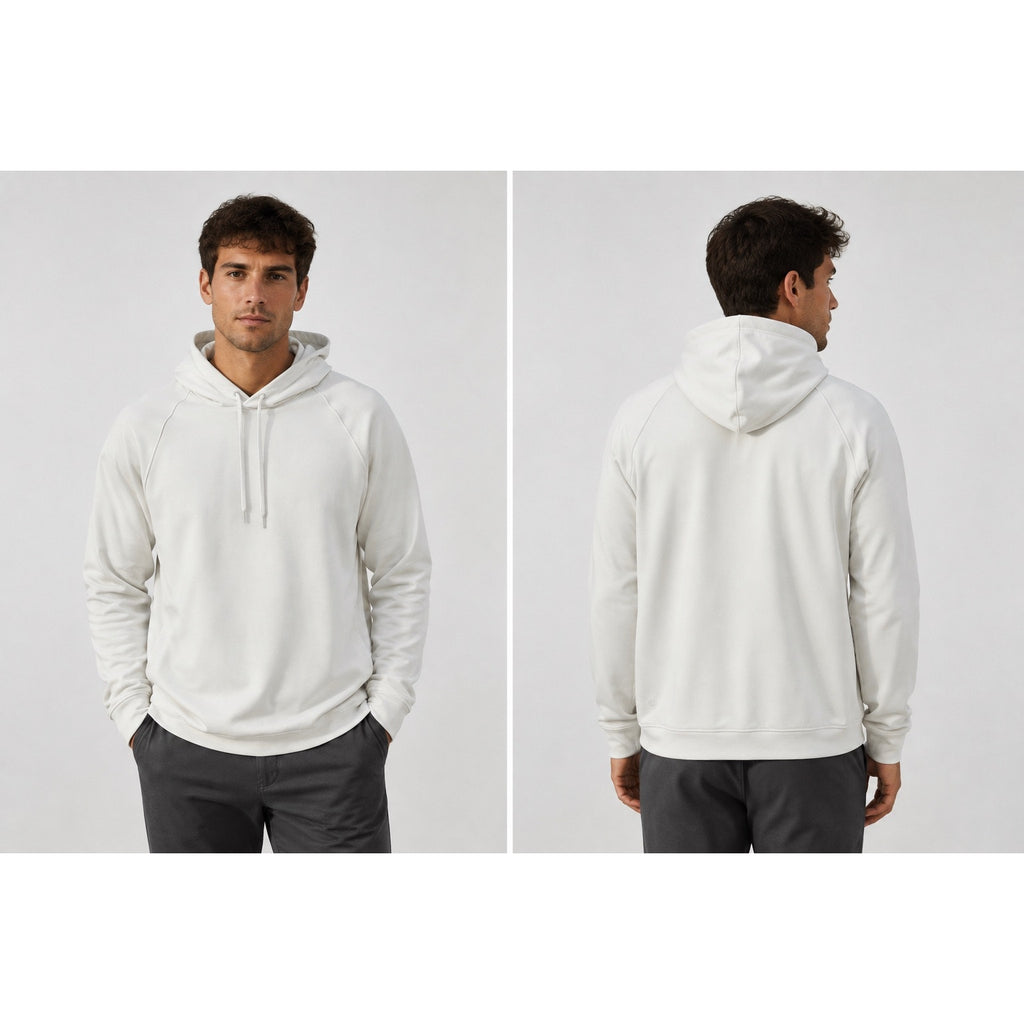 Lululemon City Sweat Pullover Hoodie in Cream — Size XL // Preowned