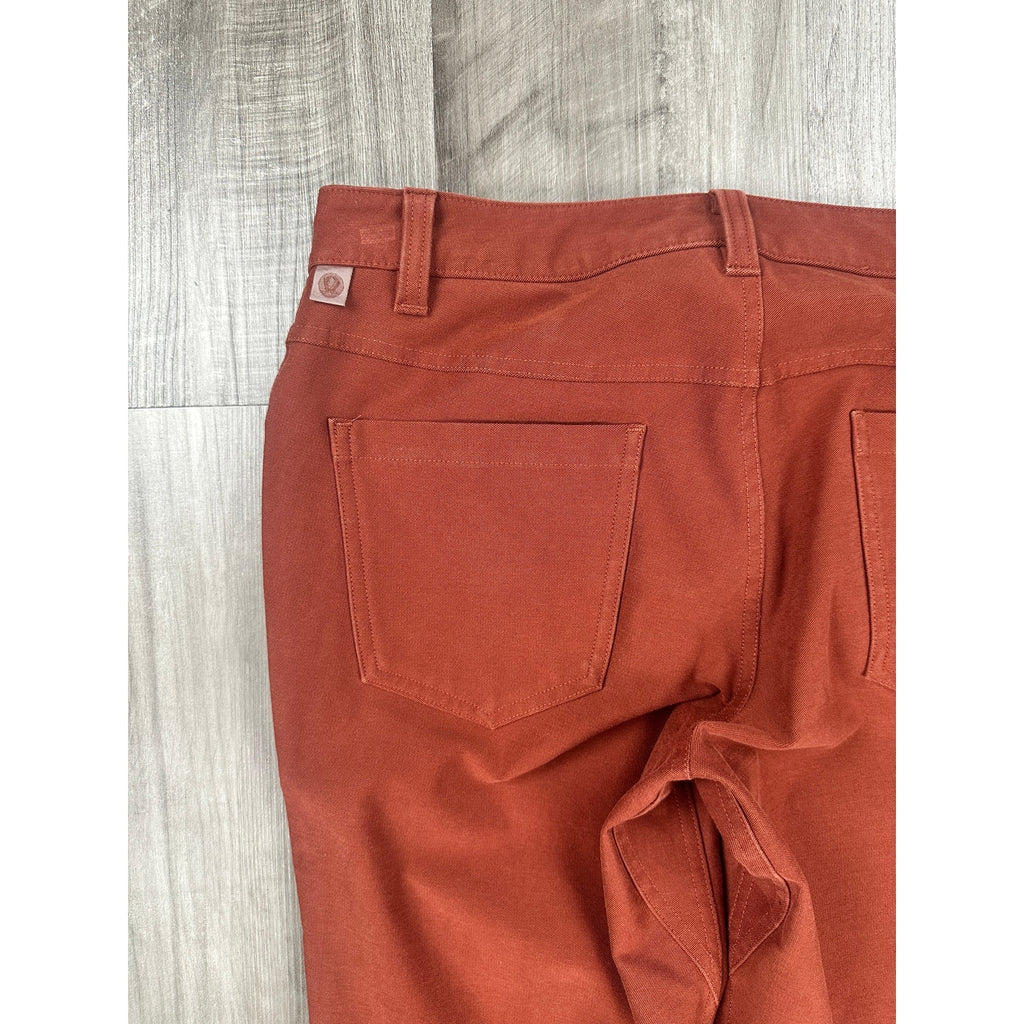 Lululemon ABC Slim Fit 5 Pocket Pant Utilitech in Rust — Size 28 // Preowned