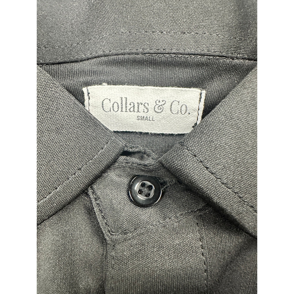 Collars & Co. Semi-Spread Dress Collar Long Sleeve Polo — Size Small // Preowned