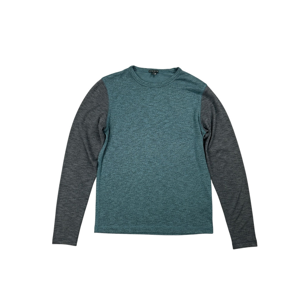 Theory Billey B Modal Long Sleeve Pullover in Anemone — Size Small // Preowned