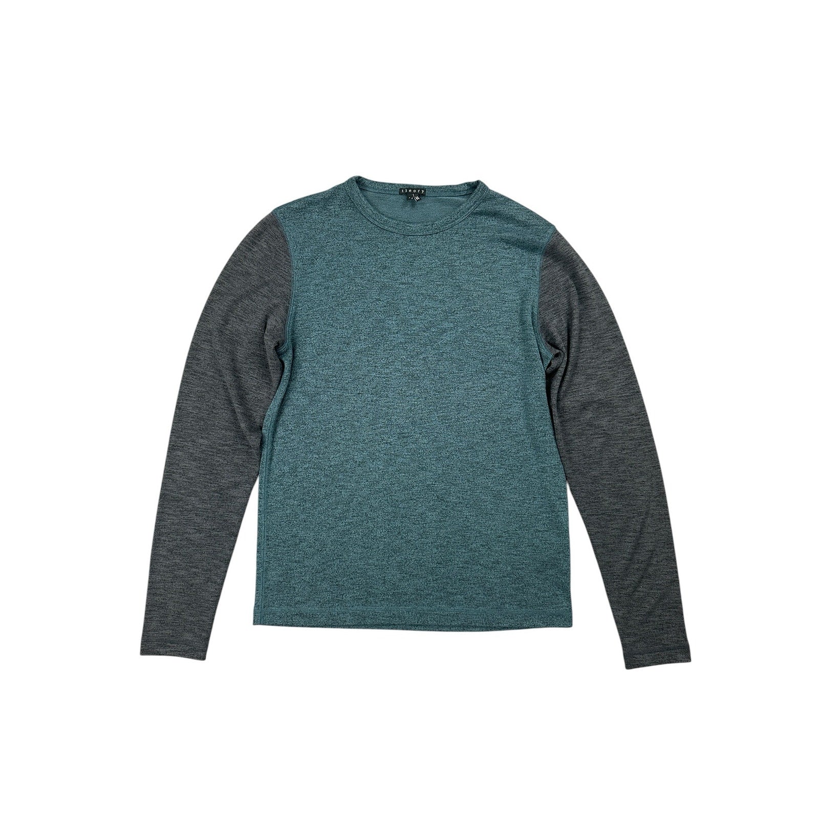 Theory Billey B Modal Long Sleeve Pullover in Anemone — Size Small // Preowned