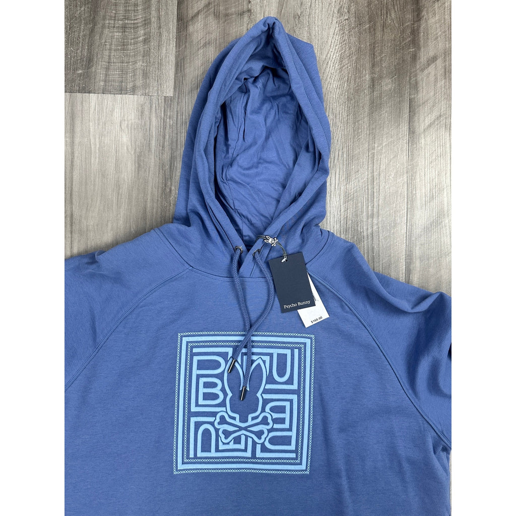Psycho Bunny Gio Embroidered Pullover Hoodie — Size 2XL