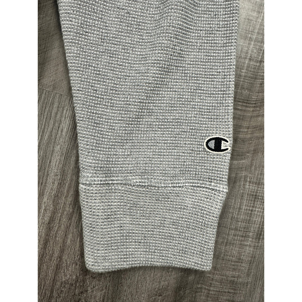 Todd Snyder x Champion Waffle Knit Thermal Pullover Hoodie — Size 2XL