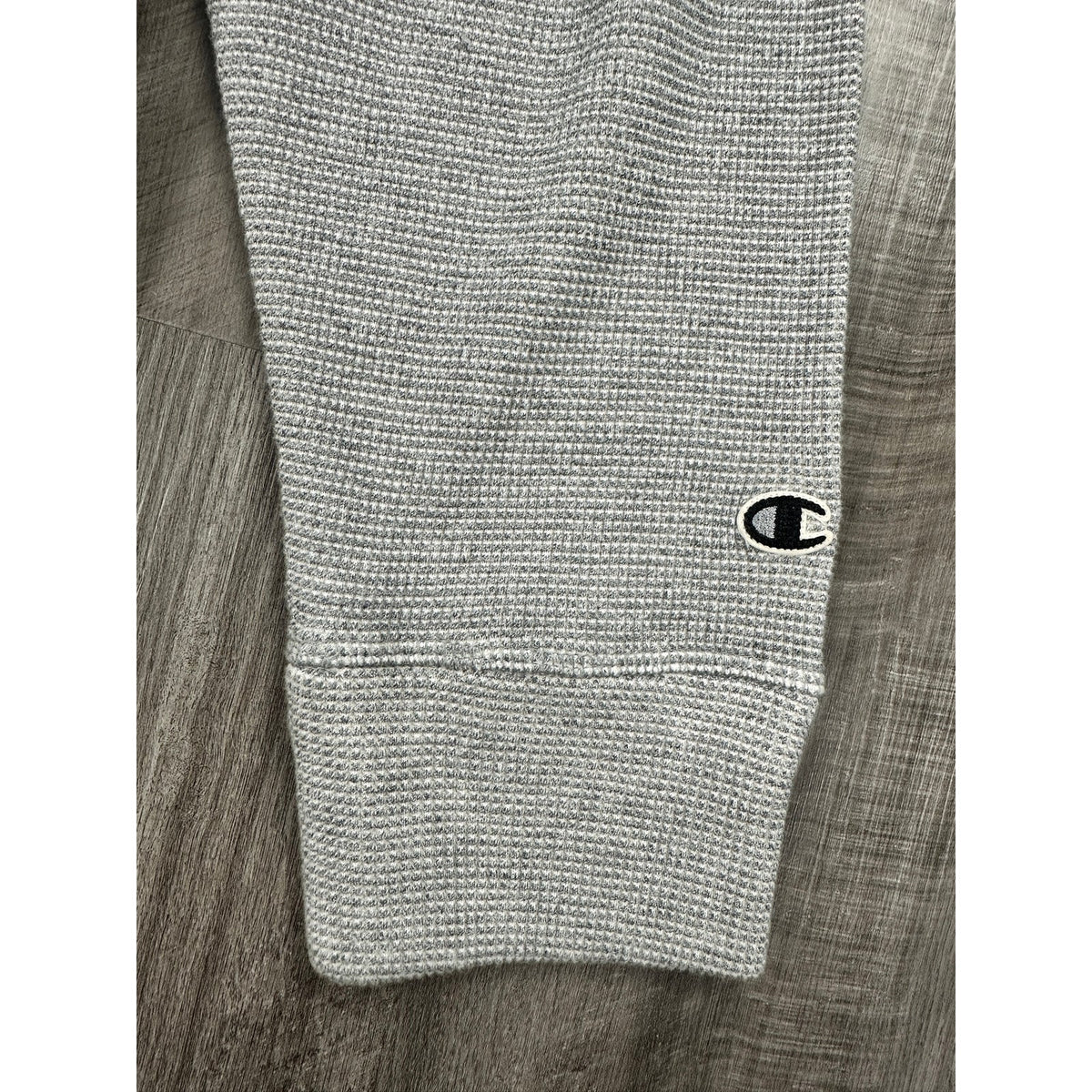 Todd Snyder x Champion Waffle Knit Thermal Pullover Hoodie — Size 2XL