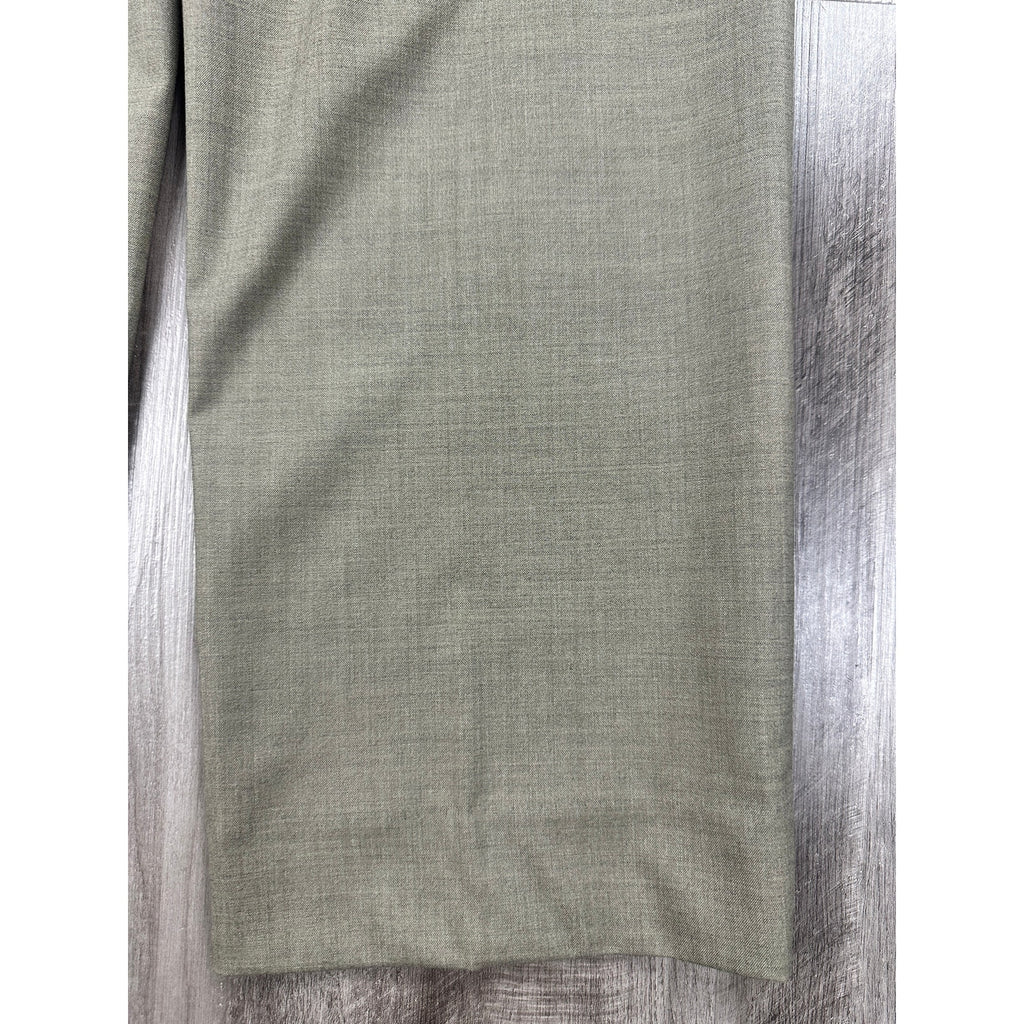 Coppley 1883 Loro Piana Stretch Wool Dress Pants in Dark Tan — Size 36R // Preowned