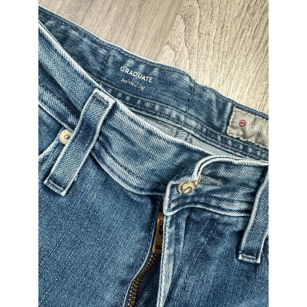 Adriano Goldschmied The Graduate Tailored Leg Denim 360 Jeans in Blue — Size 28x33 // Preowned