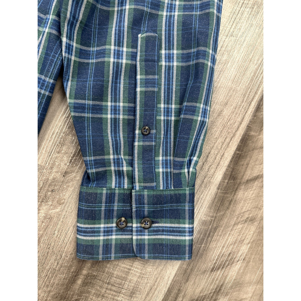 Peter Millar Performance Flannel Jolli Sport Long Sleeve Shirt — Size 2XL // Preowned