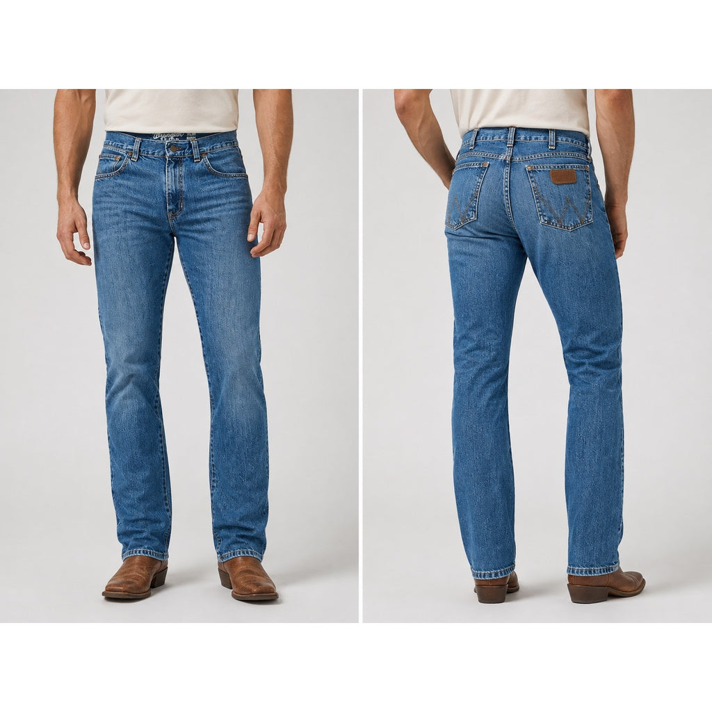 Wrangler RETRO Slim Bootcut Jeans in Blue — Size 30x32 // Preowned