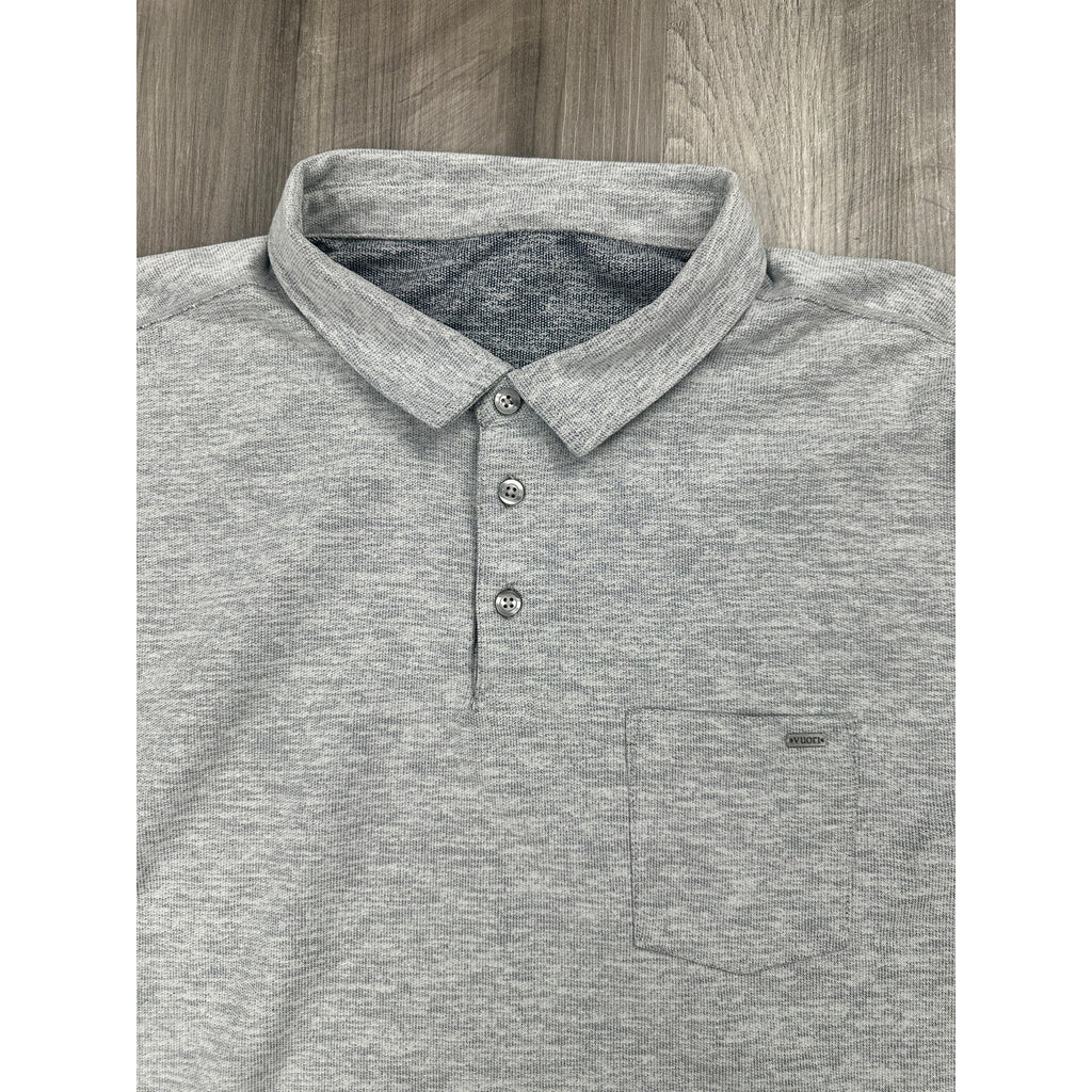 Vuori Ace Performance Polo in Light Gray — Size XL // Preowned